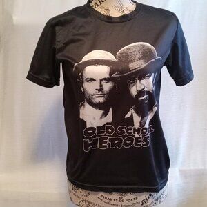 Old School Heroes - Bud Spencer & Terrence Hill vintage T-shirt Small
